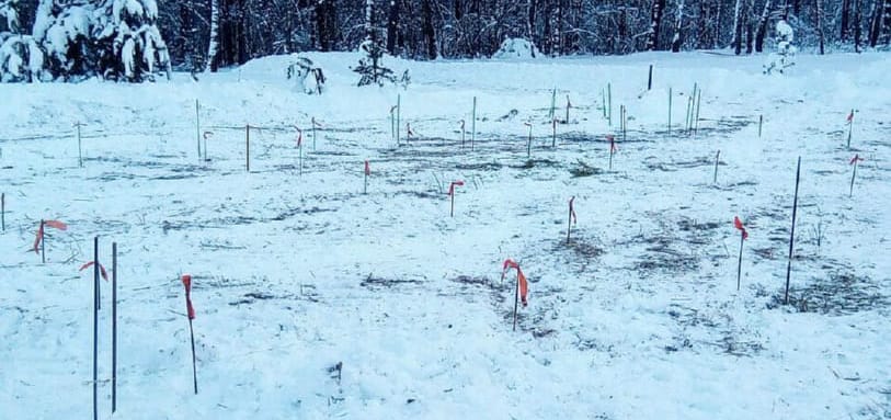 Фундамент на забивных ЖБ сваях