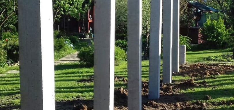 Фундамент на забивных ЖБ сваях
